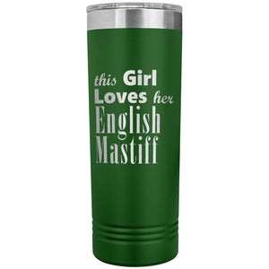 English Mastiff - 22oz Insulated Skinny Tumbler