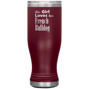 French Bulldog - 20oz BOHO Insulated Tumbler