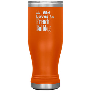 French Bulldog - 20oz BOHO Insulated Tumbler
