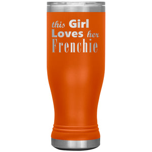 Frenchie - 20oz BOHO Insulated Tumbler