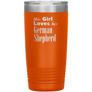 German Shepherd - 20oz Insulated Tumbler