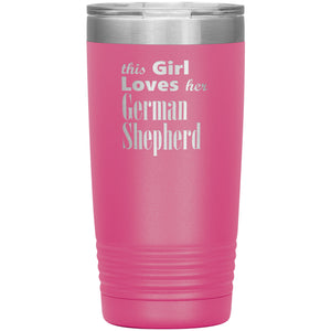 German Shepherd - 20oz Insulated Tumbler