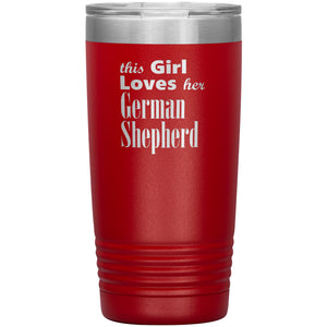 German Shepherd - 20oz Insulated Tumbler