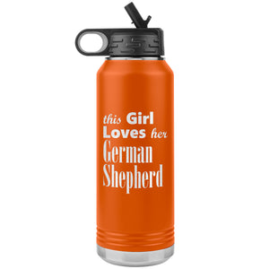 German Shepherd - 32oz Insulated Water Bottle