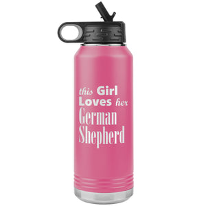 German Shepherd - 32oz Insulated Water Bottle