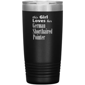 German Shorthaired Pointer - 20oz Insulated Tumbler
