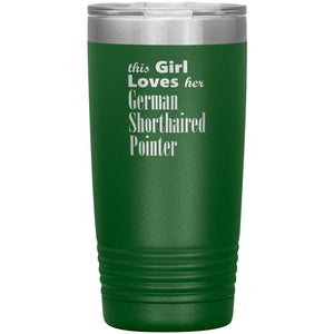 German Shorthaired Pointer - 20oz Insulated Tumbler