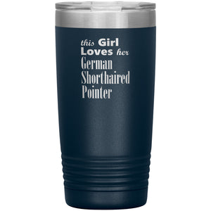 German Shorthaired Pointer - 20oz Insulated Tumbler