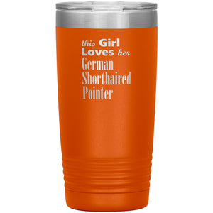 German Shorthaired Pointer - 20oz Insulated Tumbler