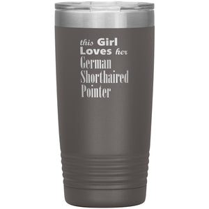 German Shorthaired Pointer - 20oz Insulated Tumbler