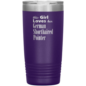 German Shorthaired Pointer - 20oz Insulated Tumbler