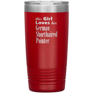 German Shorthaired Pointer - 20oz Insulated Tumbler