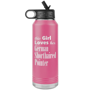 German Shorthaired Pointer - 32oz Insulated Water Bottle