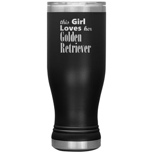 Golden Retriever - 20oz BOHO Insulated Tumbler