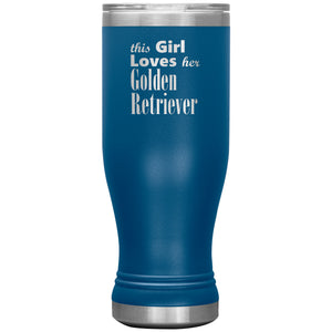 Golden Retriever - 20oz BOHO Insulated Tumbler