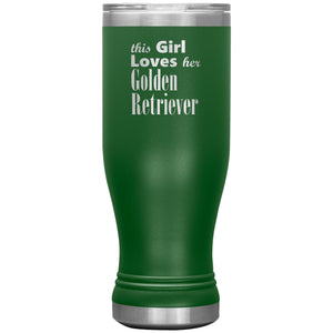 Golden Retriever - 20oz BOHO Insulated Tumbler