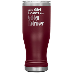 Golden Retriever - 20oz BOHO Insulated Tumbler