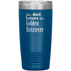 Golden Retriever - 20oz Insulated Tumbler
