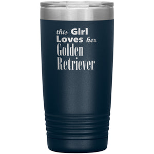 Golden Retriever - 20oz Insulated Tumbler