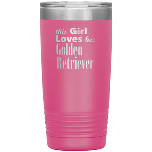 Golden Retriever - 20oz Insulated Tumbler