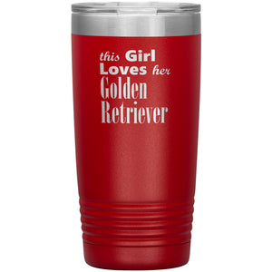 Golden Retriever - 20oz Insulated Tumbler