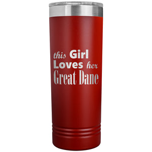 Great Dane - 22oz Insulated Skinny Tumbler