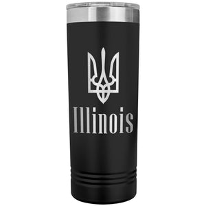 Illinois - 22oz Insulated Skinny Tumbler