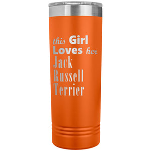 Jack Russell Terrier - 22oz Insulated Skinny Tumbler