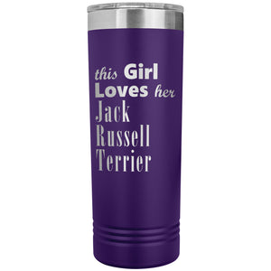 Jack Russell Terrier - 22oz Insulated Skinny Tumbler