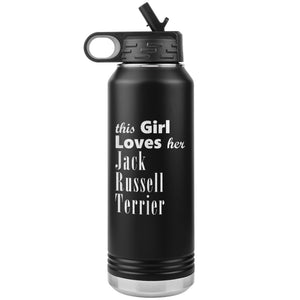 Jack Russell Terrier - 32oz Insulated Water Bottle