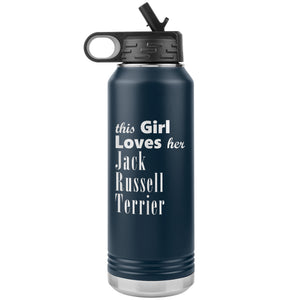 Jack Russell Terrier - 32oz Insulated Water Bottle