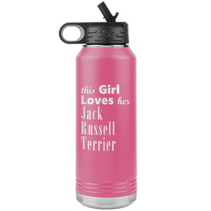 Jack Russell Terrier - 32oz Insulated Water Bottle
