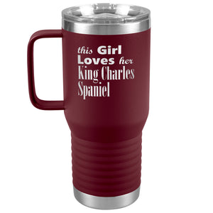 King Charles Spaniel - 20oz Insulated Travel Tumbler
