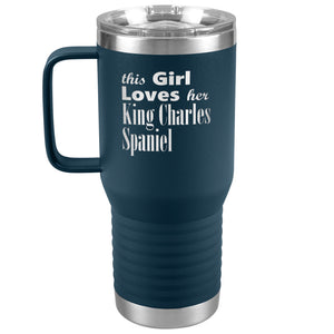 King Charles Spaniel - 20oz Insulated Travel Tumbler