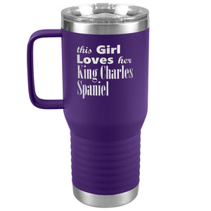 King Charles Spaniel - 20oz Insulated Travel Tumbler