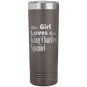 King Charles Spaniel - 22oz Insulated Skinny Tumbler