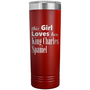 King Charles Spaniel - 22oz Insulated Skinny Tumbler