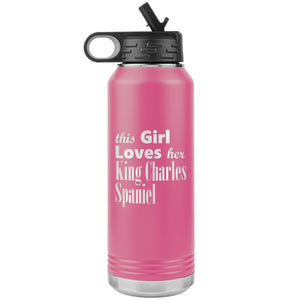 King Charles Spaniel - 32oz Insulated Water Bottle