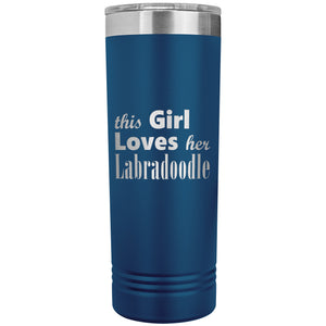 Labradoodle - 22oz Insulated Skinny Tumbler