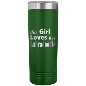 Labradoodle - 22oz Insulated Skinny Tumbler
