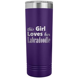Labradoodle - 22oz Insulated Skinny Tumbler