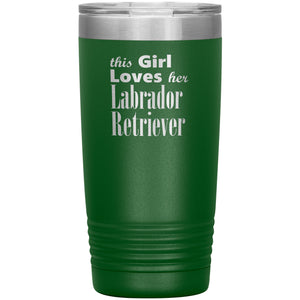 Labrador Retriever - 20oz Insulated Tumbler