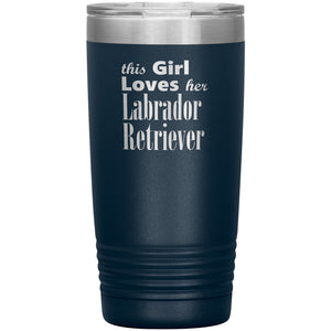 Labrador Retriever - 20oz Insulated Tumbler
