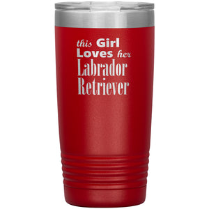 Labrador Retriever - 20oz Insulated Tumbler
