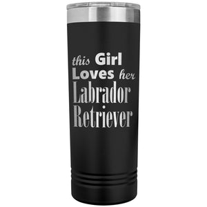 Labrador Retriever - 22oz Insulated Skinny Tumbler