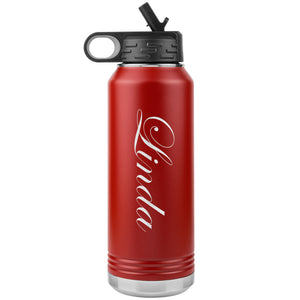 Linda - 32oz Insulated Water Bottle