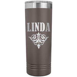 Linda v01 - 22oz Insulated Skinny Tumbler