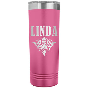 Linda v01 - 22oz Insulated Skinny Tumbler