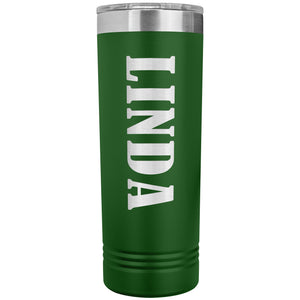 Linda v02 - 22oz Insulated Skinny Tumbler