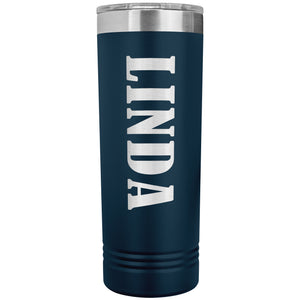 Linda v02 - 22oz Insulated Skinny Tumbler